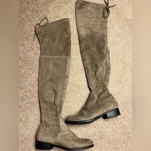 Catherine Malandrino Taupe Over-the-Knee Boots